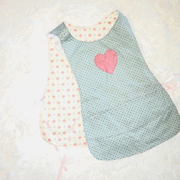 Vintage Other - 💞 DEAL OF THE DAY - Girls Apron Art Cook Reversible Pockets RETAIL $42-